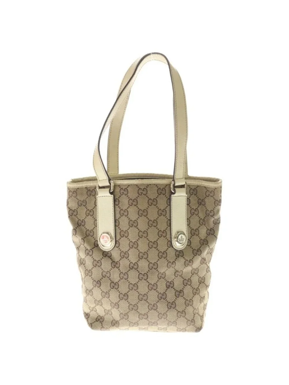 Gucci GG Canvas Mini Tote Gold Beige